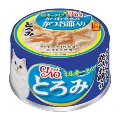 INABA White Soup Series with Bonito; Chicken and Bonito Flakes (80g) Cat Can A113
