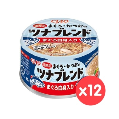 INABA - [12罐]  吞拿魚+白鮪魚 (85g X12) 貓罐頭 798672