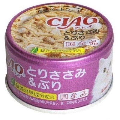 INABA - CIAO - 雞肉 鰤魚(85g)貓罐頭 A-38