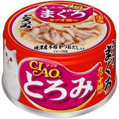 INABA - 濃湯 雞肉 吞拿魚 鰹魚節(80g)貓罐頭 A-42 新舊包裝 隨機發出