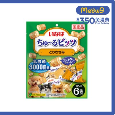 INABA 超奴流心粒 3000億乳酸菌 雞肉 狗小食(12gX6) DS-321