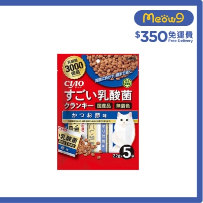 INABA 勁量乳酸菌貓糧 鰹魚節味(22gx5) P 232 image