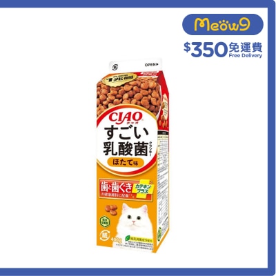 INABA CIAO 乳酸菌貓糧 牛奶盒扇貝味潔齒貓糧 400g (P 283) image