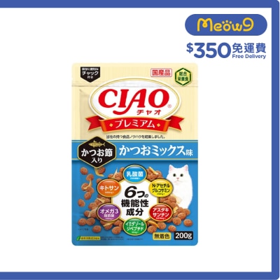 INABA CIAO-頂級乾糧 木魚人鰹魚味(200g) (P-432) 