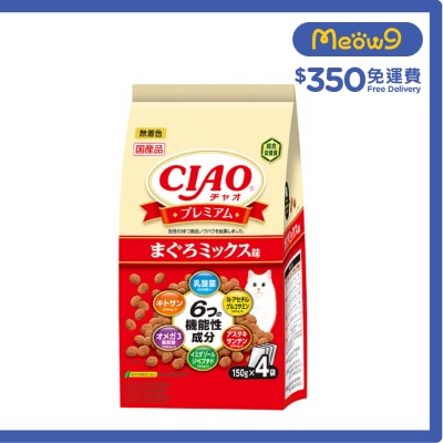 INABA CIAO-機能成分乾糧 吞拿魚味(150gx4) (P-434) 