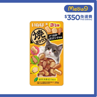 INABA 3種味小魚燒 木魚，帶子，魷魚風味 QSC 121 image