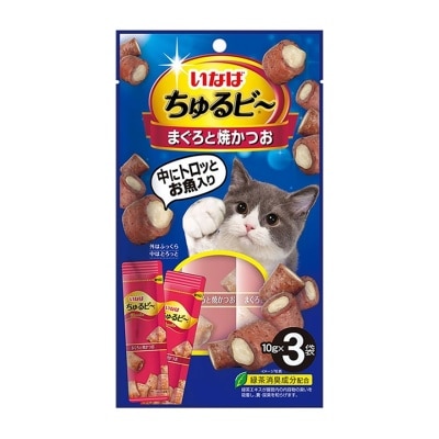 INABA - Churu Bites-Tuna & Grilled Skipjack cat snack (10gx3) QSC-265