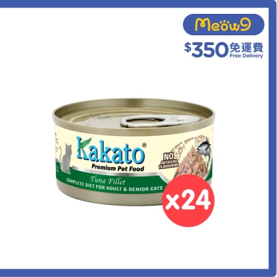 KAKATO [24罐裝] KAKATO 全營養主食罐(吞拿魚) (70g x 24) 成貓 高齡貓配方 image
