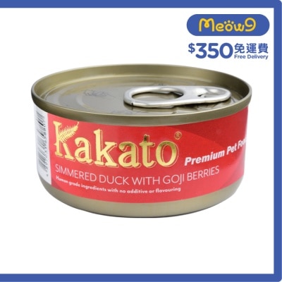 KAKATO 杞子燉鴨(70g)貓犬適用 - KAKATO 貓狗鮮食罐