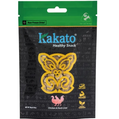 KAKATO - Kakato-凍乾純肉小食 - 雞及鴨肝 (20g)
