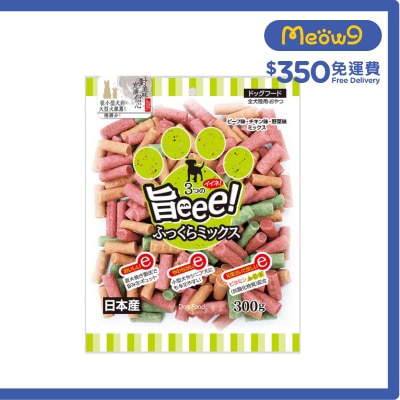 KYUSHUPET -  Chicken/Beef/Vegetables Slices Mix (300g) Dog Snacks KQ053 