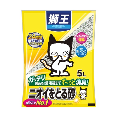 LION PET 除臭淨味礦物砂 (5L)