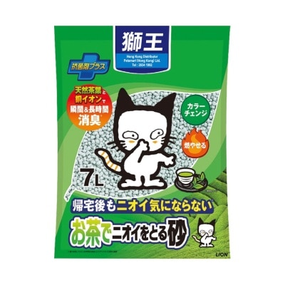 LION PET - 除臭變色綠茶紙砂 (7L) LN6100