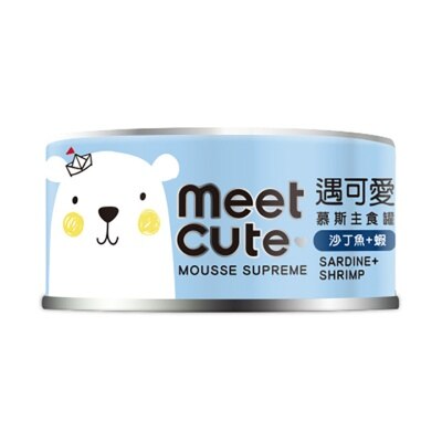 遇可愛 遇可愛。慕斯主食罐 沙丁魚+蝦 (70g) 貓罐頭 827618