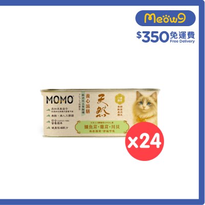 MOMOCARE [24罐]萌寵守護｜養心滋膳・溫燉 × 天然 鱷魚茸・雞茸・川貝 肉泥營養主餐 (110g x24) 貓罐 image