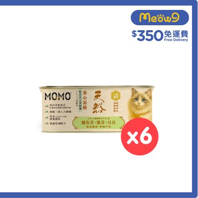 MOMOCARE [6罐]萌寵守護｜養心滋膳・溫燉 × 天然 鱷魚茸・雞茸・川貝 肉泥營養主餐 (110g x6) 貓罐 image
