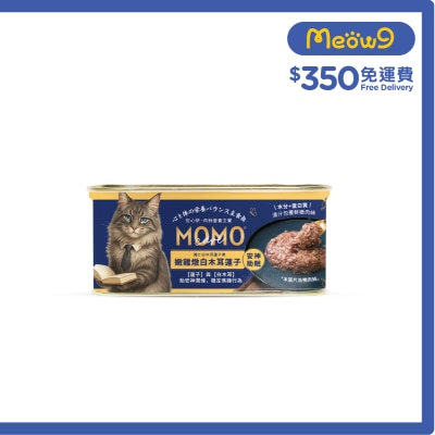 MOMOCARE 萌寵守護・哲心研 嫩雞燉白木耳蓮子 肉絲｜主餐罐 (110g)