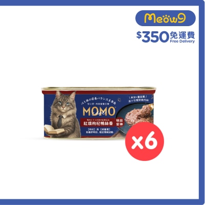 MOMOCARE [6罐]萌寵守護・哲心研 紅煨枸杞鴨絲香 肉絲｜主餐罐 (110g X6) image