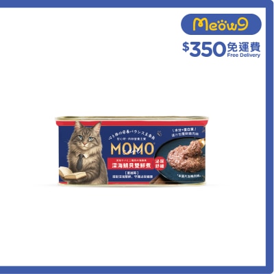 MOMOCARE 萌寵守護・哲心研 深海鯖貝雙鮮煮 肉絲｜主餐罐 (110g) image