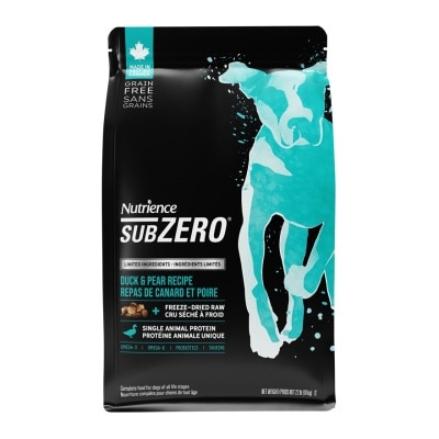 NUTRIENCE SUBZERO 鴨肉 & 梨子配方 (22 lb) 全犬狗糧 76706
