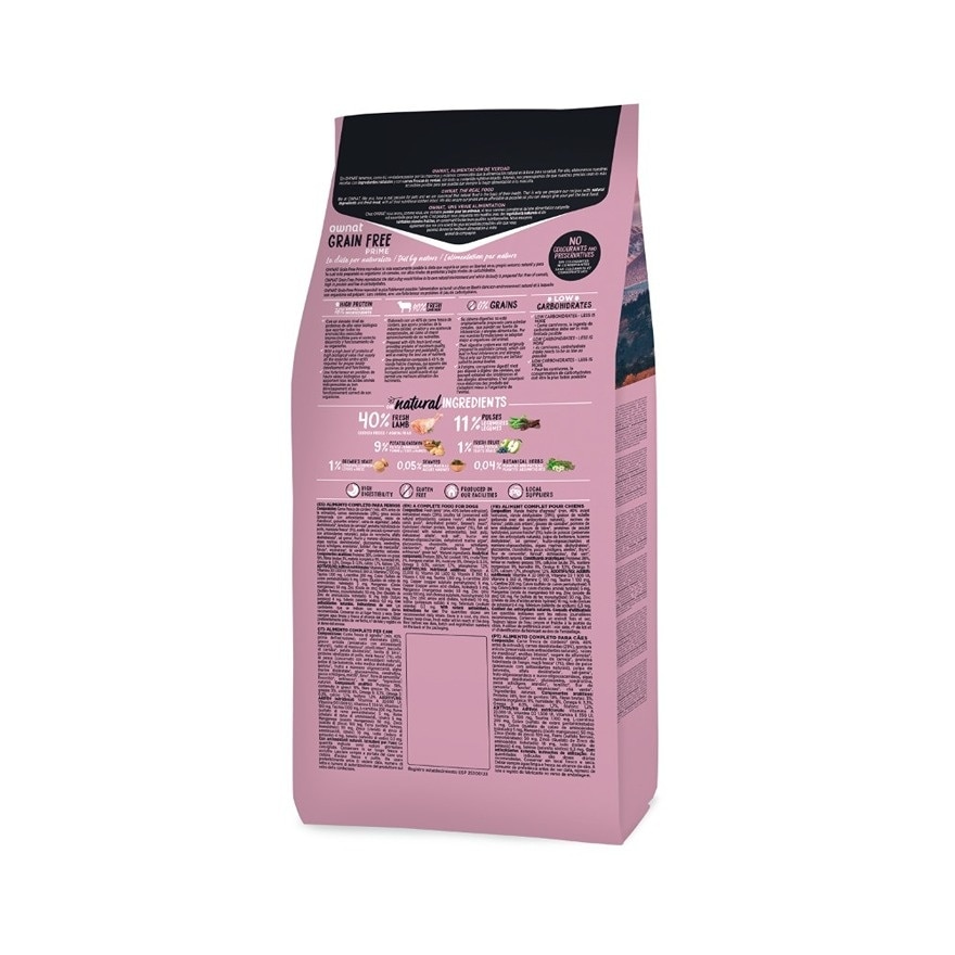 OWNAT Grain Free Mini Adult - Lamb (3kg) Dry Dog Food  - ownat
