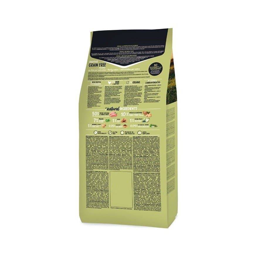 OWNAT Grain Free Adult - Chicken & Turkey (3kg) All Cat Food - ownat
