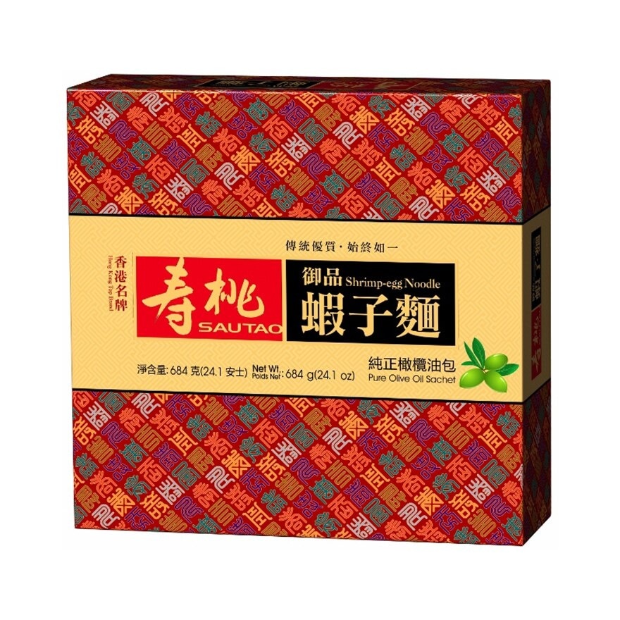 壽桃牌 御品蝦子麵１２個裝