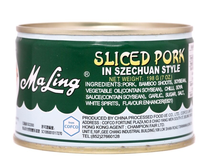 MALING Sliced Pork In Szechuan Style