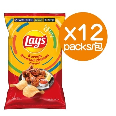 樂事 原箱韓式烤雞味薯片 184.2gx12包