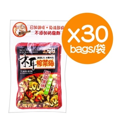 美味棧 木耳榨菜絲3包裝(30袋)