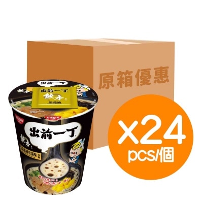 出前一丁 黑蒜油豬骨湯味杯麵 (原箱)