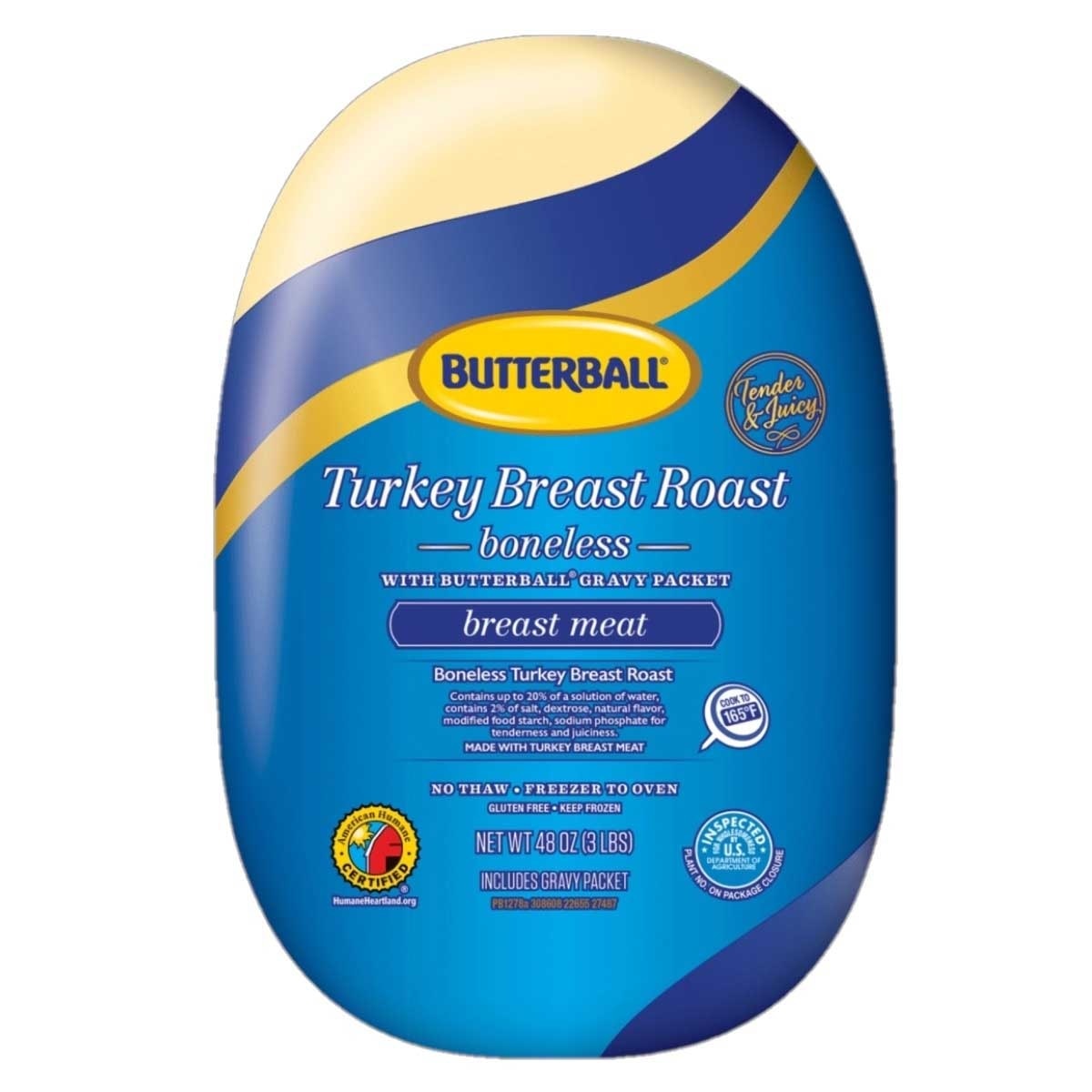 牛油球 急凍火雞胸(約3磅)[美國](急凍 -18°c)