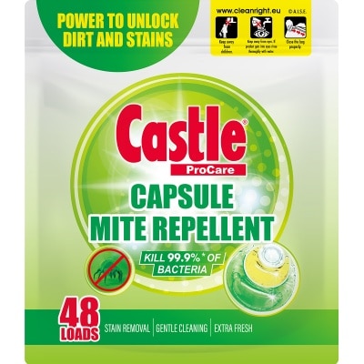 CASTLE Procare Laun.cap.mite.repell48s