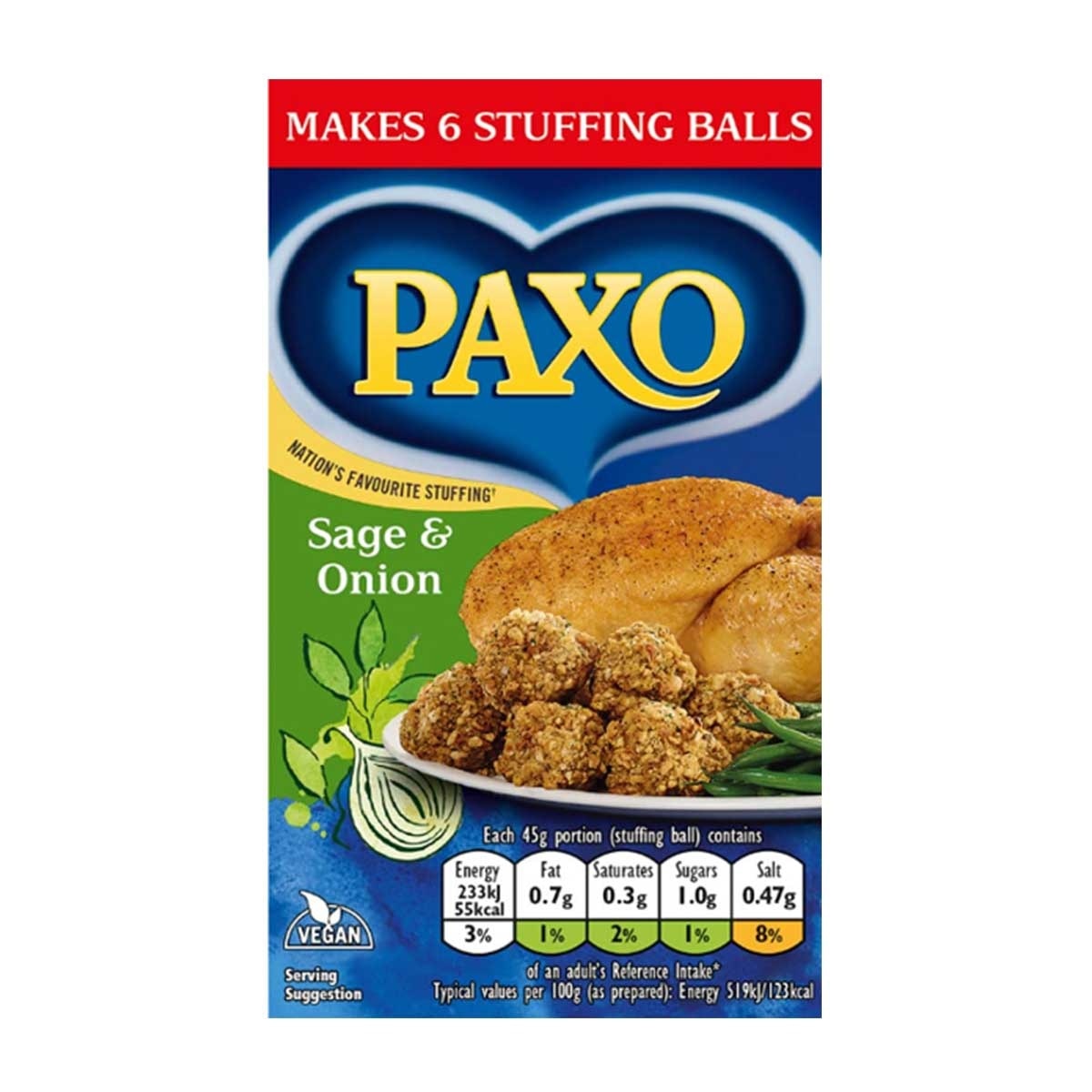 PAXO Sage & Onion Stuffing Mix