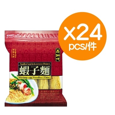 壽桃牌 袋裝蝦子麵 幼  (24件)