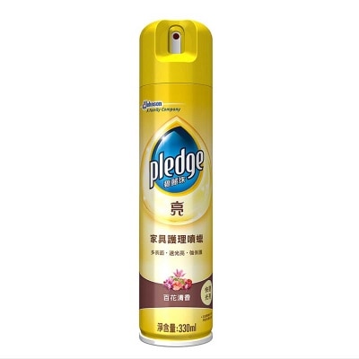 碧麗珠 傢俬護理噴蠟劑-百花