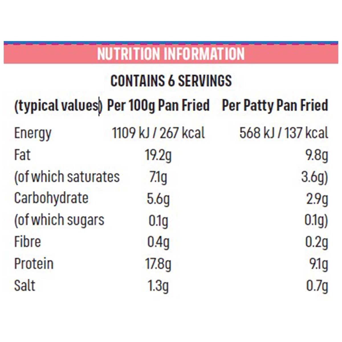 ICELAND 豬柳漢堡扒 (急凍 -18°c)