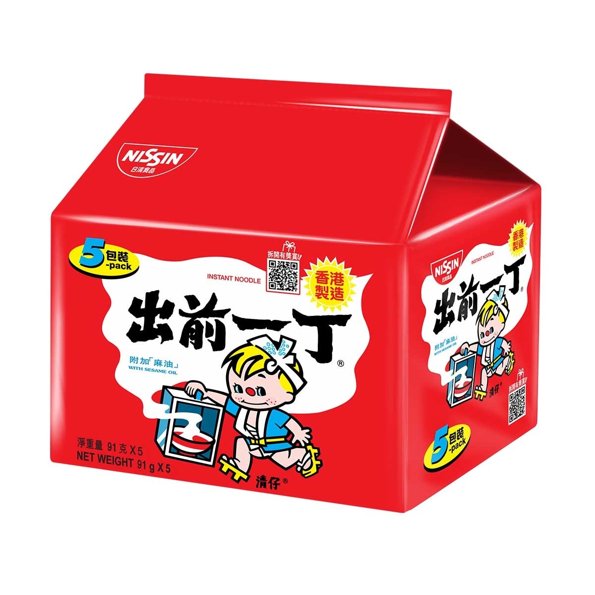 出前一丁 麻油味即食麵 (新舊包裝隨機發貨) image