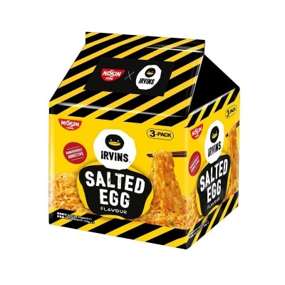 NISSIN Irvins Salted Egg Stir Instant Noodle 3's