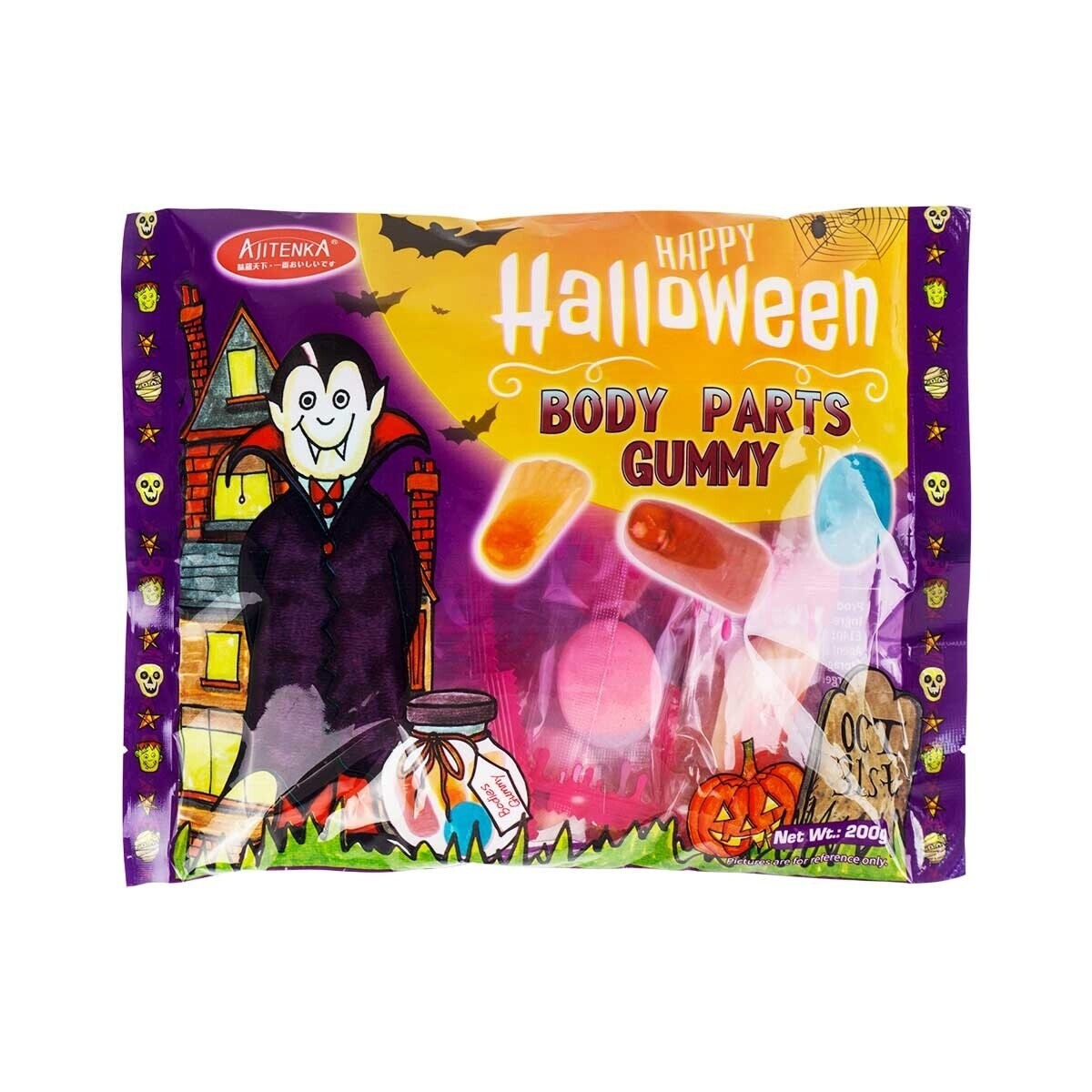 AJITENKA Halloween Body Parts Gummy