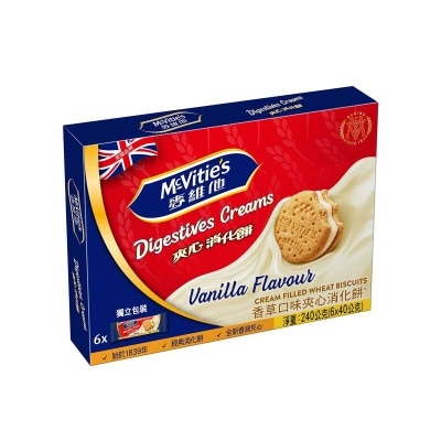 MCVITIE'S Digestive Cream Multi Pk Vanilla Flv