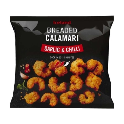 ICELAND Breaded Calamari Garlic&chilli