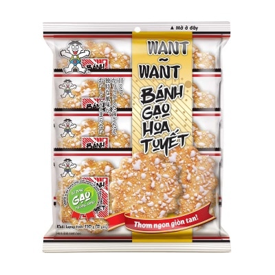 WANT WANT Snowy Rice Crac Spicy Sauce Flv