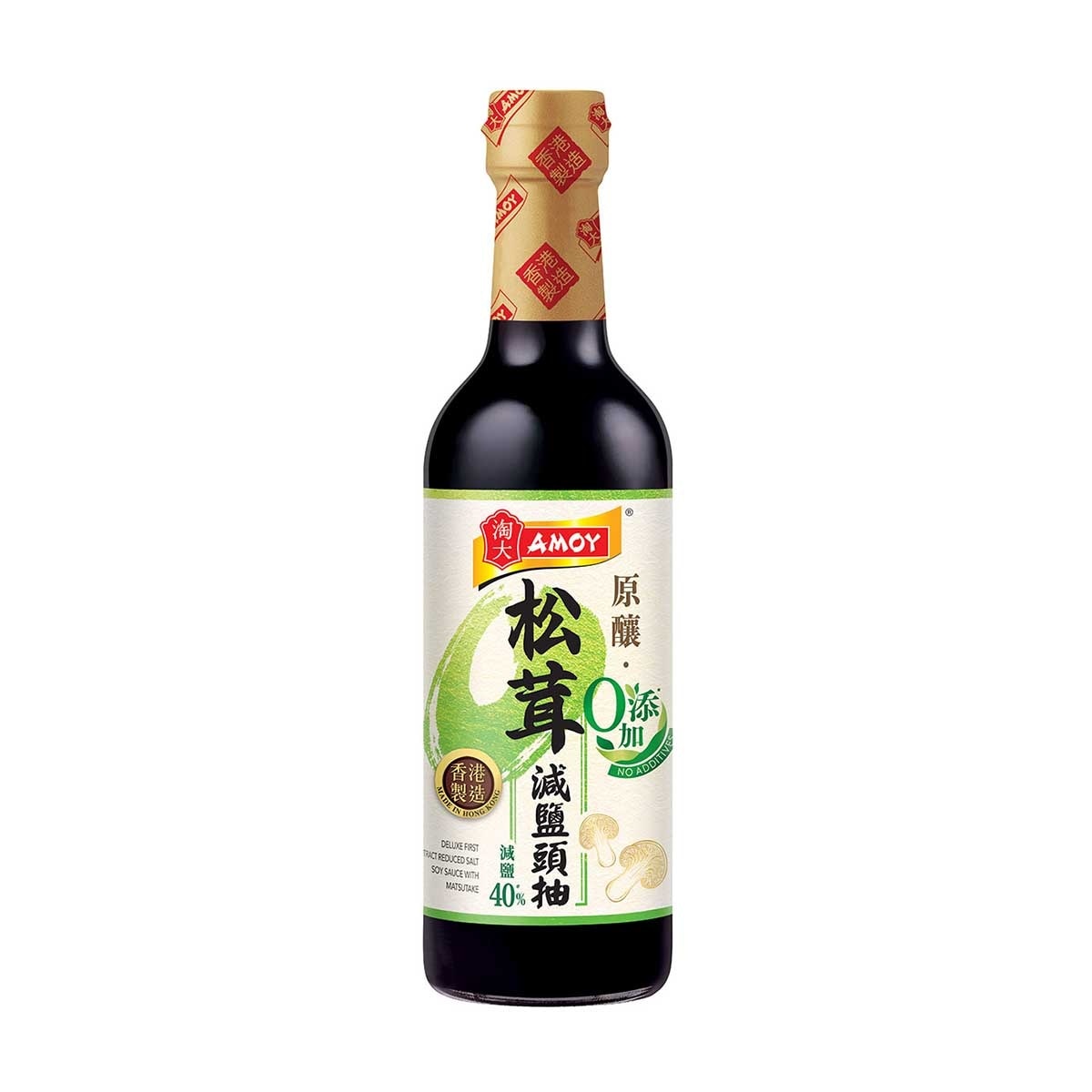 AMOY Deluxe Fe Reduced Salt Soy Sauce W/matsutake