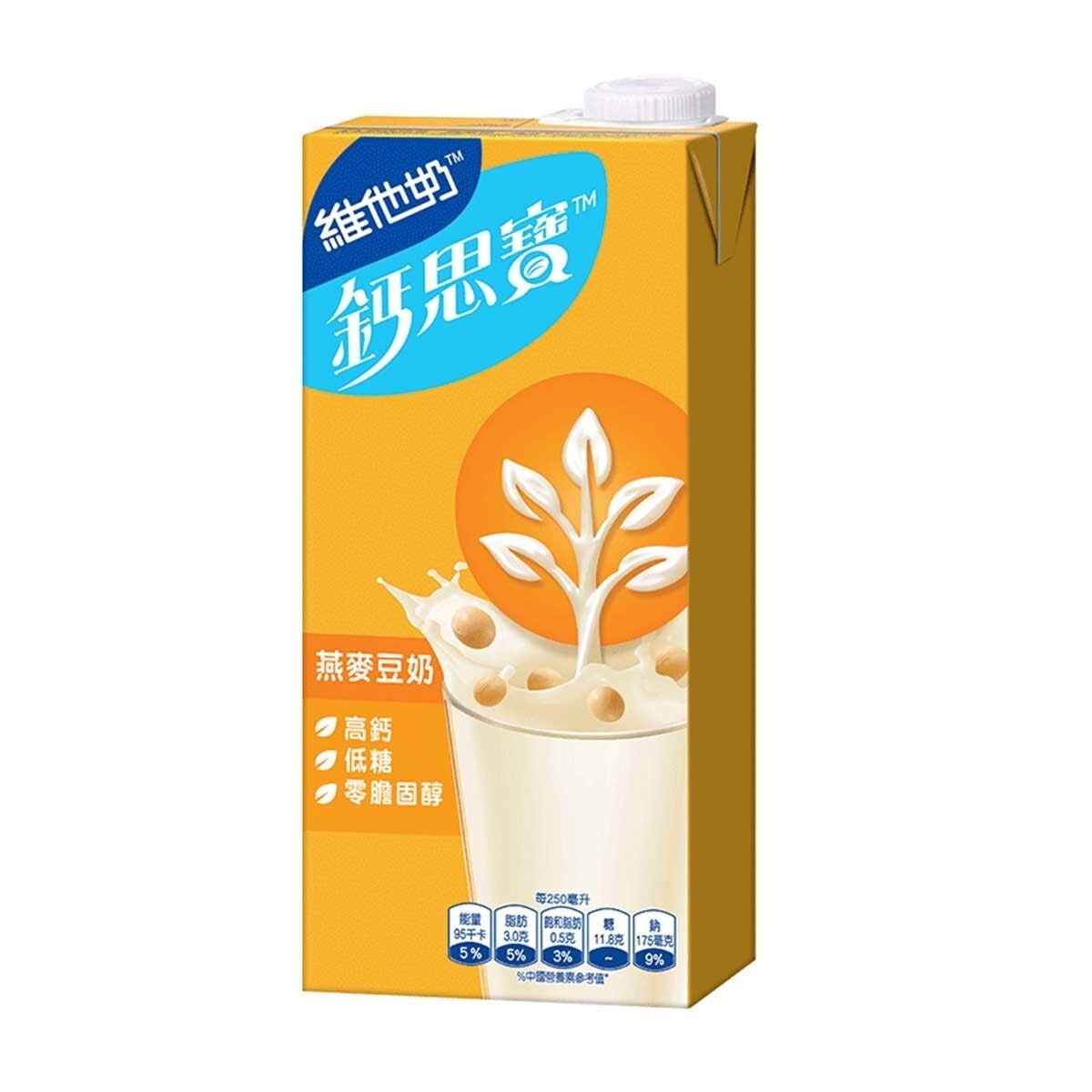 維他奶鈣思寶 鈣思寶高鈣燕麥大豆飲品1公升(單包裝)