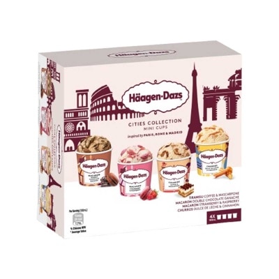 HAAGEN-DAZS 都會系列雪糕迷你杯４件裝