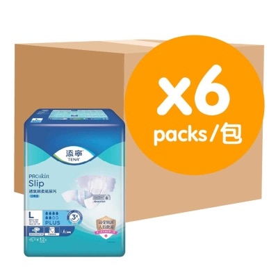 TENA Slip Diaper Plus Large (6 Packs)