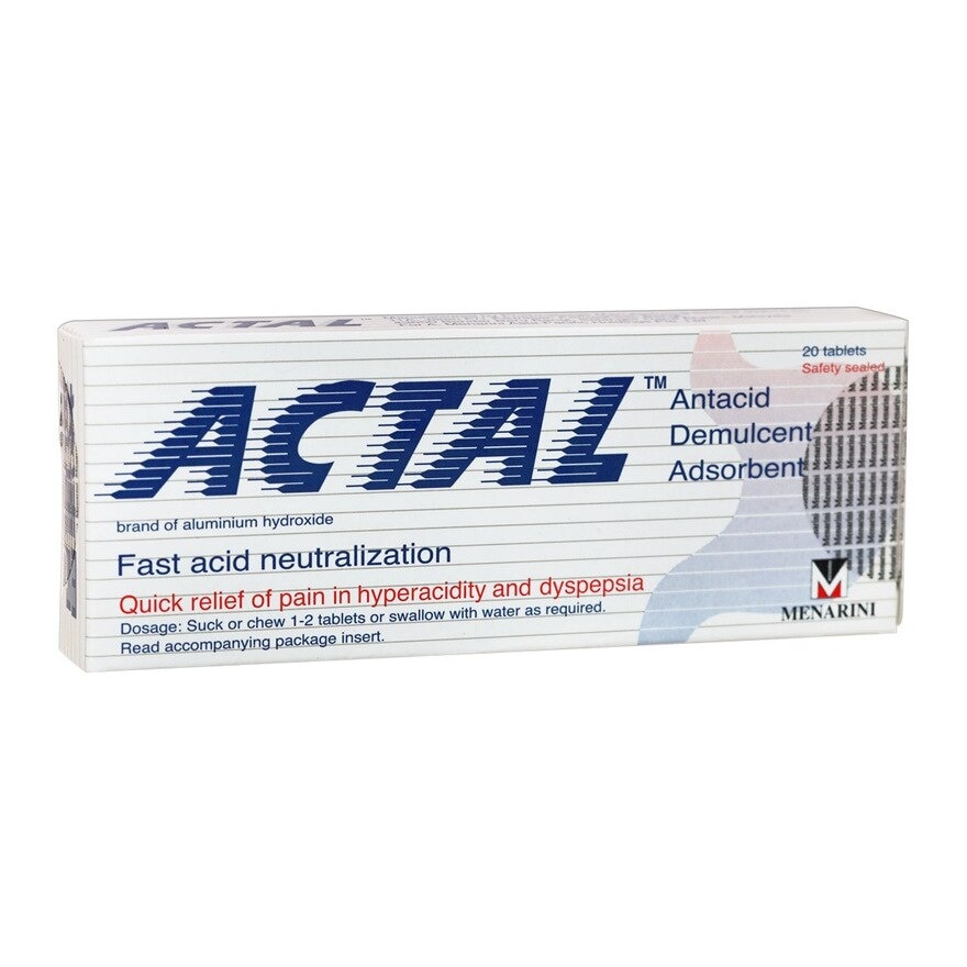 ACTAL Actal Antiacid 20pcs