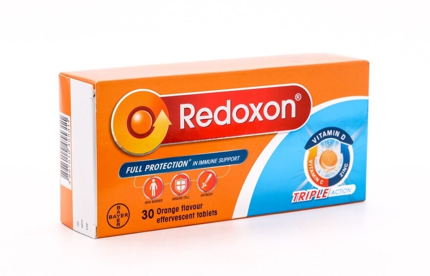 REDOXON Redoxon® Triple Actionorange Flavor Effervescent Tablets 30s