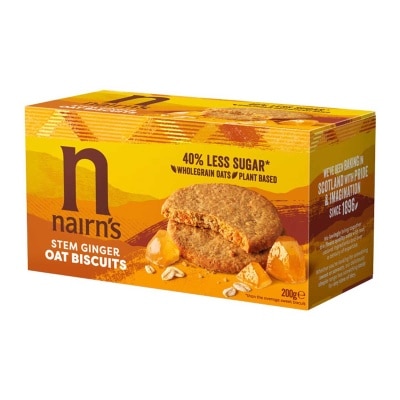 NAIRN'S - Stem Ginger Oat Biscuits